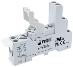 Sockel GZ72, Sockel für Miniaturrelais