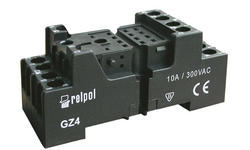 Sockel GZ4 – mit Schraubklemmen, Sockel für die Relais R2N, R3N, R4N