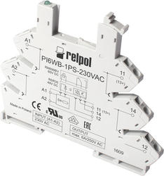 Sockel PI6WB-1PS – mit Federklemmen, Sockel und Zubehör für Schnittstellenrelais