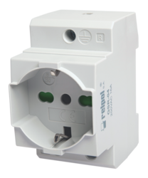 GSR-04 Steckdose, Steckdose auf einer 35-mm-Schiene GSR