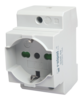 GSR-04 Steckdose, Steckdose auf einer 35-mm-Schiene GSR